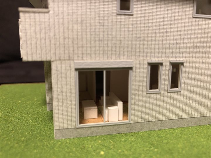 ヘーベルハウスの家の模型